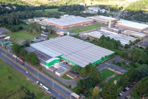 Sao Leopoldo, 18/05/2016 - Vista aerea da empresa Klabin, no municipio de Sao Leopoldo. FOTO: LUCAS UEBEL